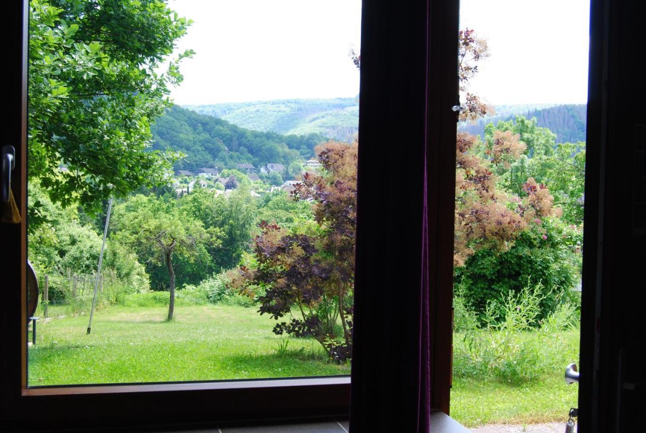 Hinter Den Spiegeln Hotel Heimbach Exterior foto